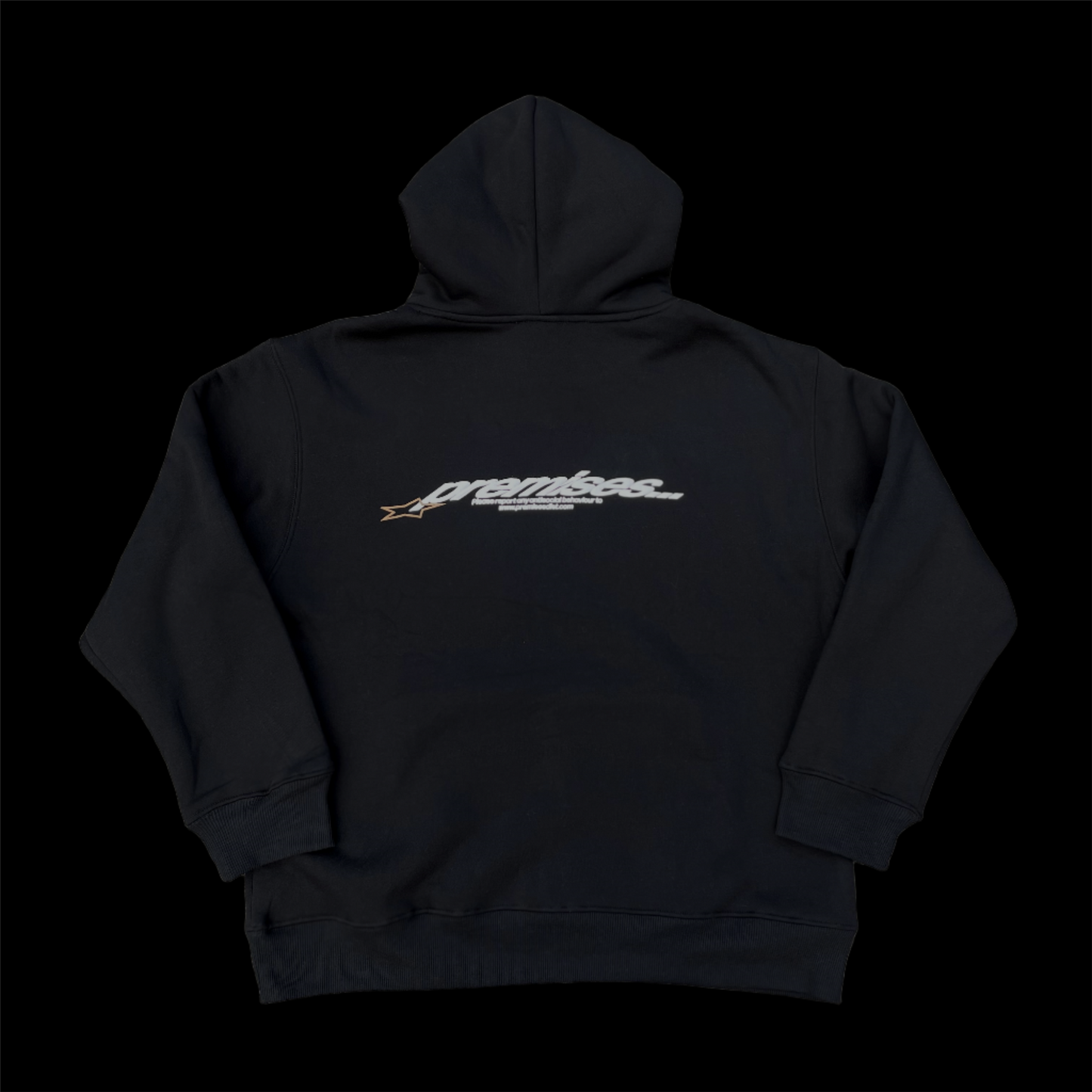 Puff Logo Hood - Heavyweight (550gsm) - Premium Hoodie from Premises - Just $80! Shop now at Premises Distribution