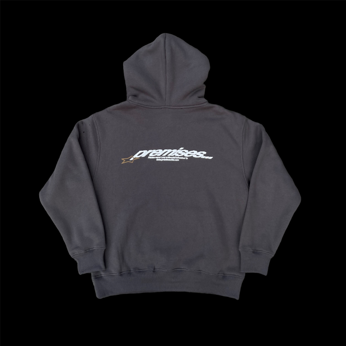 Puff Logo Hood - Heavyweight (550gsm) - Premium Hoodie from Premises - Just $80! Shop now at Premises Distribution